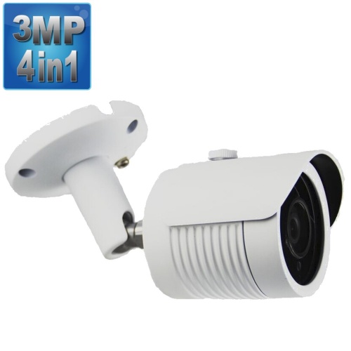 3MP Security Camera with 35M Night Vision, 4-in-1,1080p, White